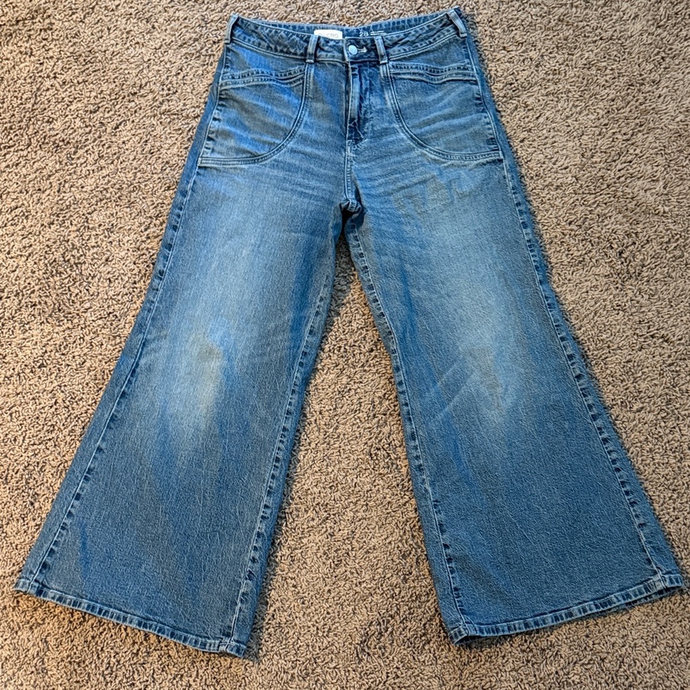 Pilcro Light Blue Flare Jeans